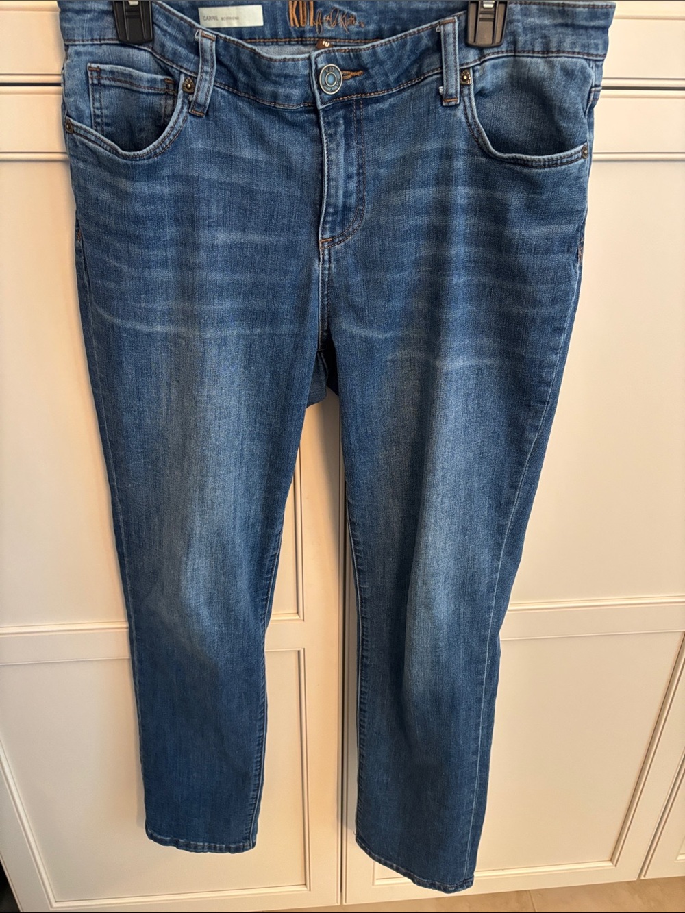 Kut from the Kloth Medium Blue Slim Straight Jeans